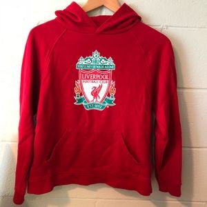 Red Liverpool Football Hoodie